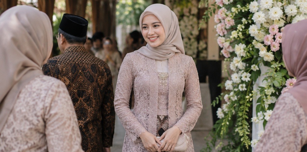 Kebaya Kutu Baru Modern Hijab