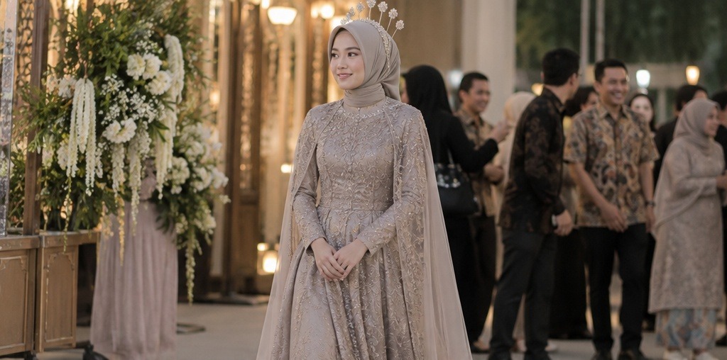 Longdress Kebaya Modern Hijab
